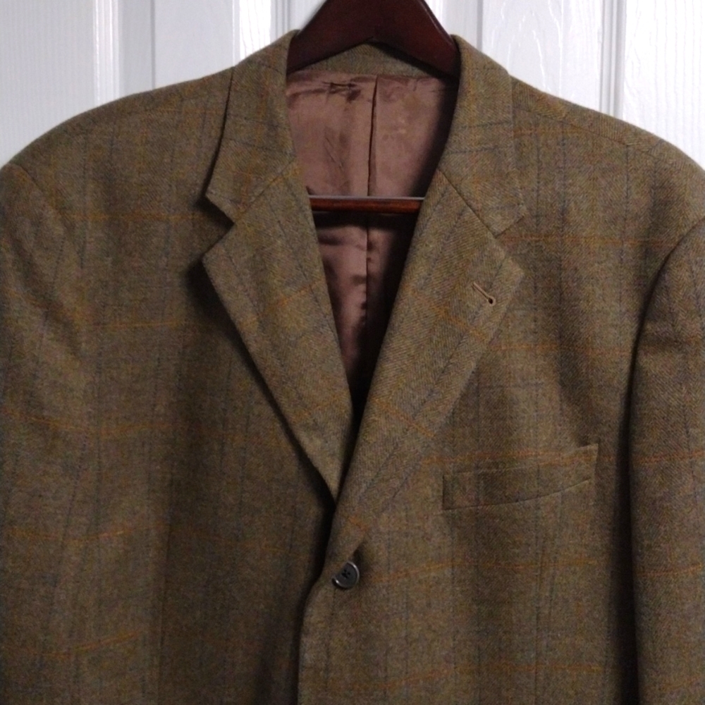 Joseph Abboud Black Label Men's Blazer Cashmere Wool Blend Jacket 44R Sport Coat - Picture 2 of 9